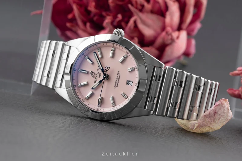 Breitling Chronomat steel quartz women's watch A77310 LP: 5200EUR [2506733]