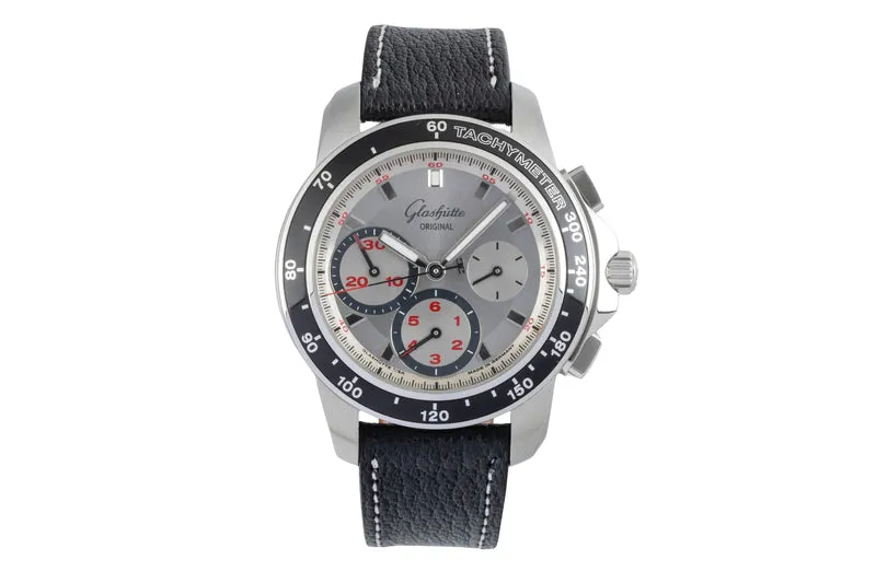 Glashütte Sport Evolution chronograph steel automatic men's watch 39-31-43-03 [2506871]