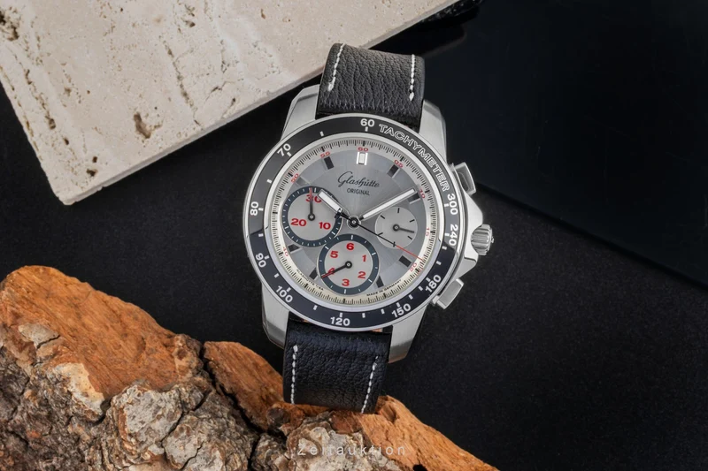 Glashütte Sport Evolution chronograph steel automatic men's watch 39-31-43-03 [2506871]