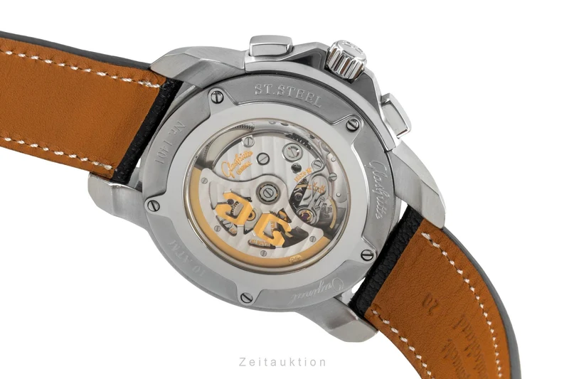 Glashütte Sport Evolution chronograph steel automatic men's watch 39-31-43-03 [2506871]