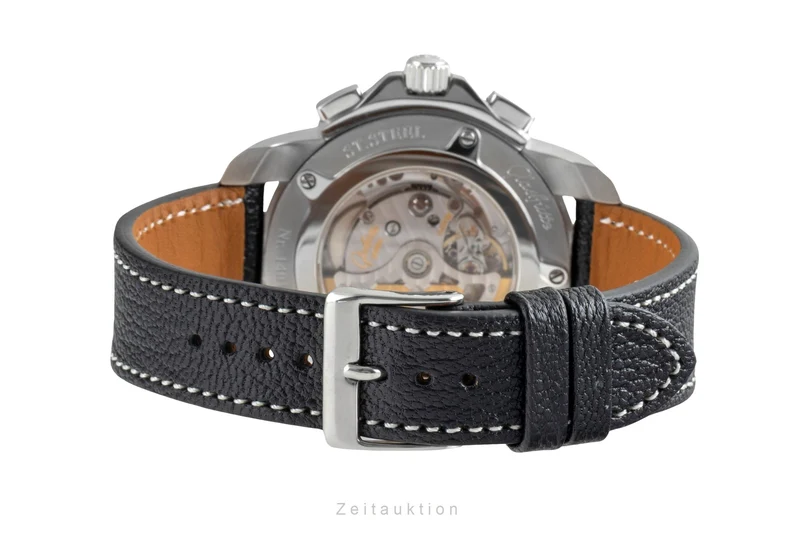 Glashütte Sport Evolution chronograph steel automatic men's watch 39-31-43-03 [2506871]