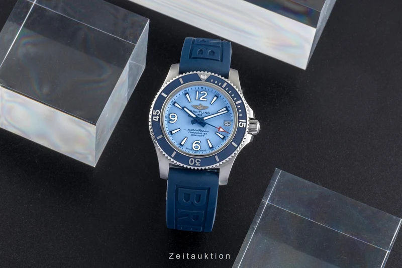 Breitling Superocean steel automatic women's watch A17316D81C1S1 LP: 4150EUR [2506535]