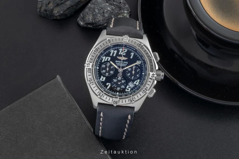 Breitling Chronomat chronograph steel quartz men's watch A69048 [2506647]