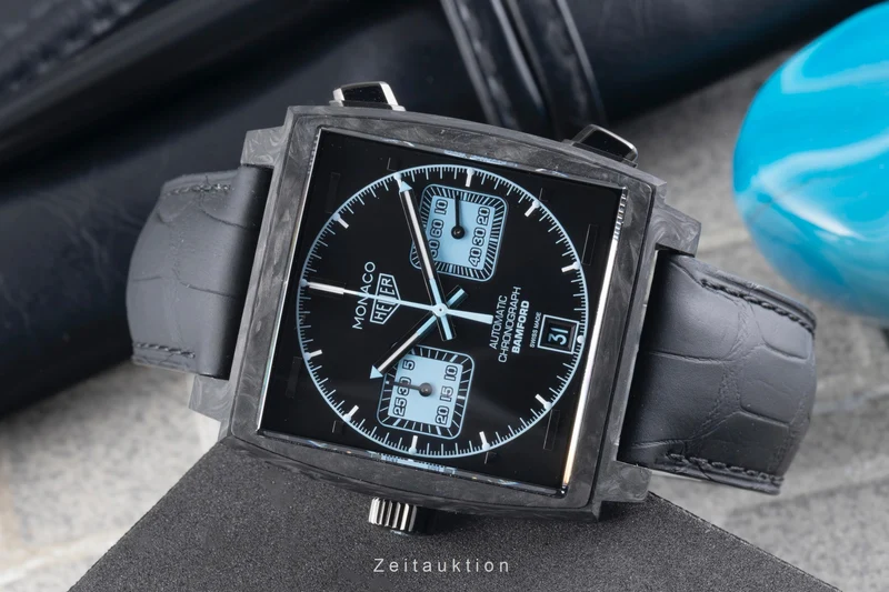 Tag Heuer Monaco chronograph carbon automatic men's watch CAW2190.FC6437 Limited [2506994]