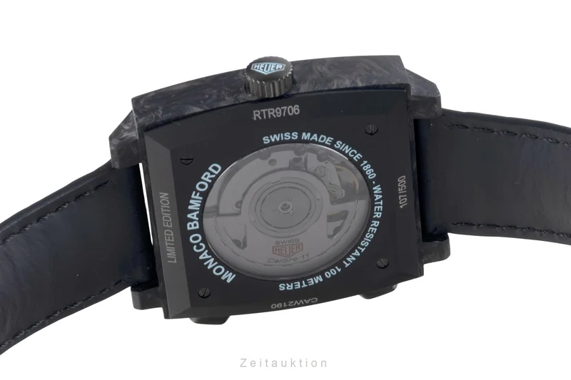 Tag Heuer Monaco chronograph carbon automatic men's watch CAW2190.FC6437 Limited [2506994]