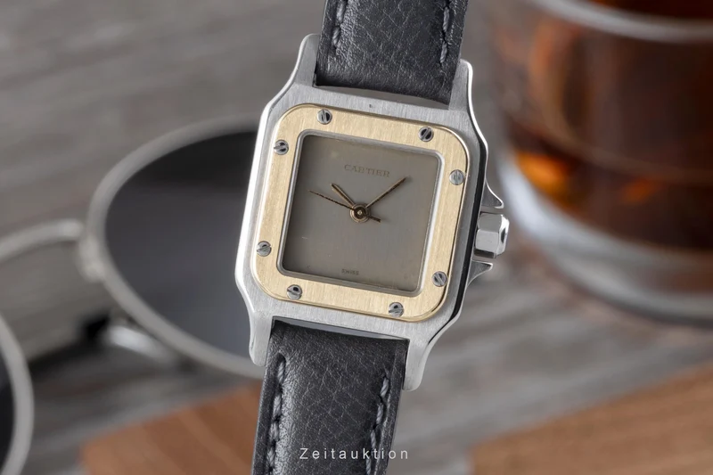 Cartier Santos steel / gold automatic women's watch 0902 [2506034]