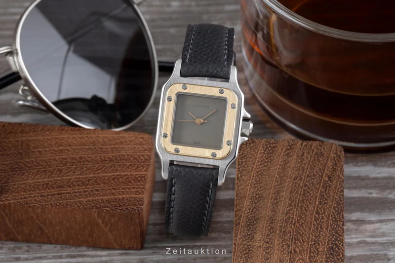 Cartier Santos steel / gold automatic women's watch 0902 [2506034]