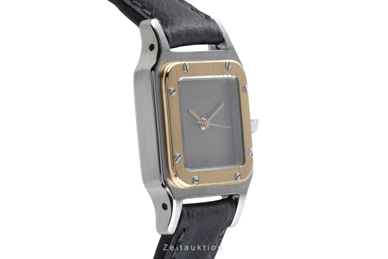Cartier Santos steel / gold automatic women's watch 0902 [2506034]