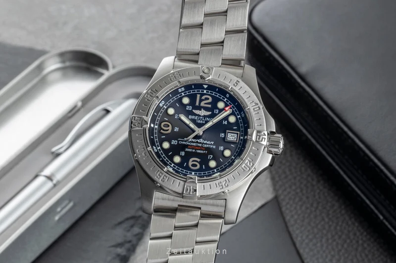 Breitling Superocean steel automatic men's watch A17390 [2506119]