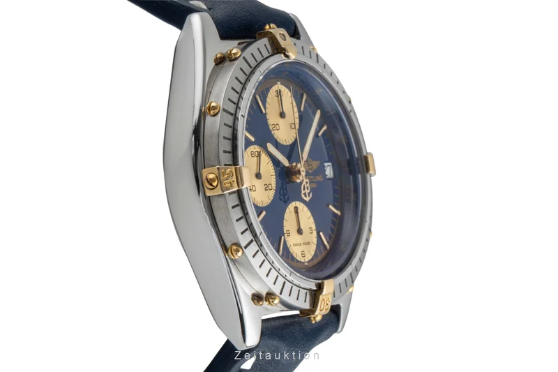 Breitling Chronomat chronograph gilt / steel automatic men's watch B13047 [2506024]