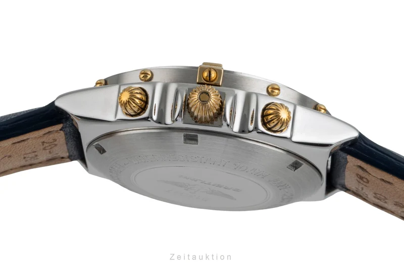 Breitling Chronomat chronograph gilt / steel automatic men's watch B13047 [2506024]