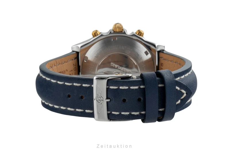 Breitling Chronomat chronograph gilt / steel automatic men's watch B13047 [2506024]