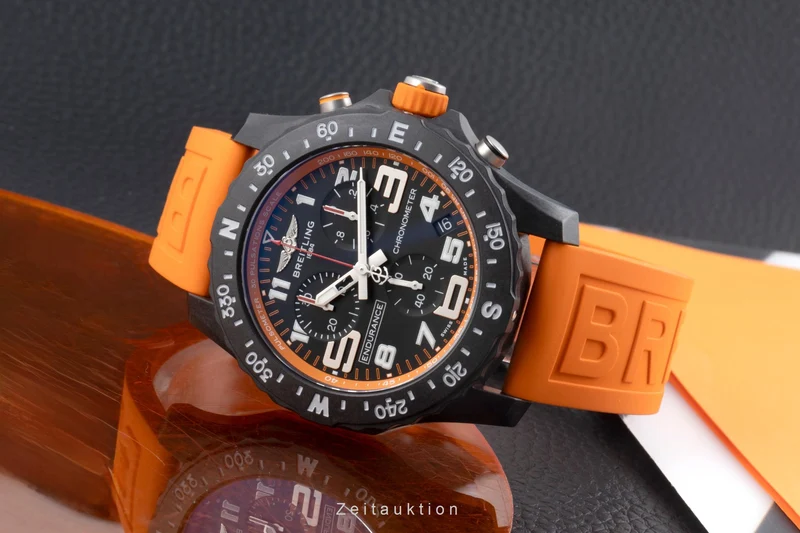 Breitling Endurance Pro chronograph breitlight quartz men's watch X82310 LP: 3600EUR [2507037]