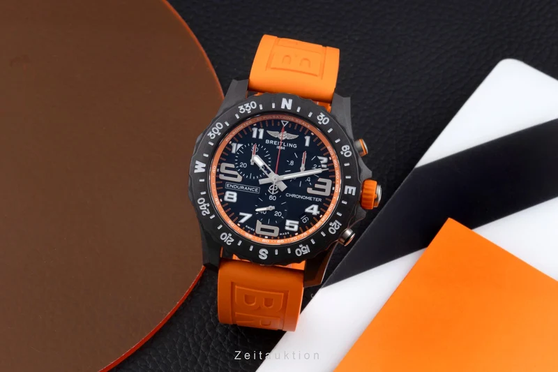 Breitling Endurance Pro chronograph breitlight quartz men's watch X82310 LP: 3600EUR [2507037]