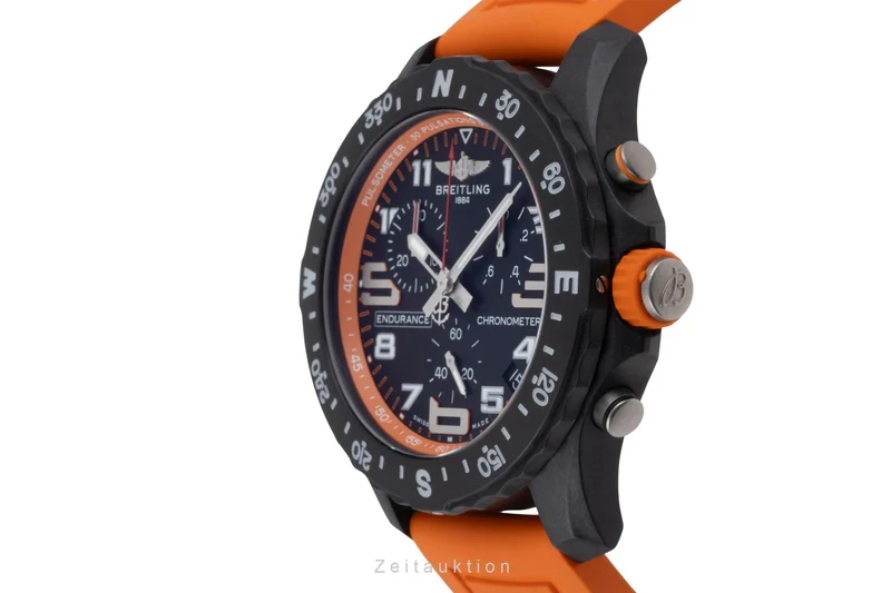 Breitling Endurance Pro chronograph breitlight quartz men's watch X82310 LP: 3600EUR [2507037]