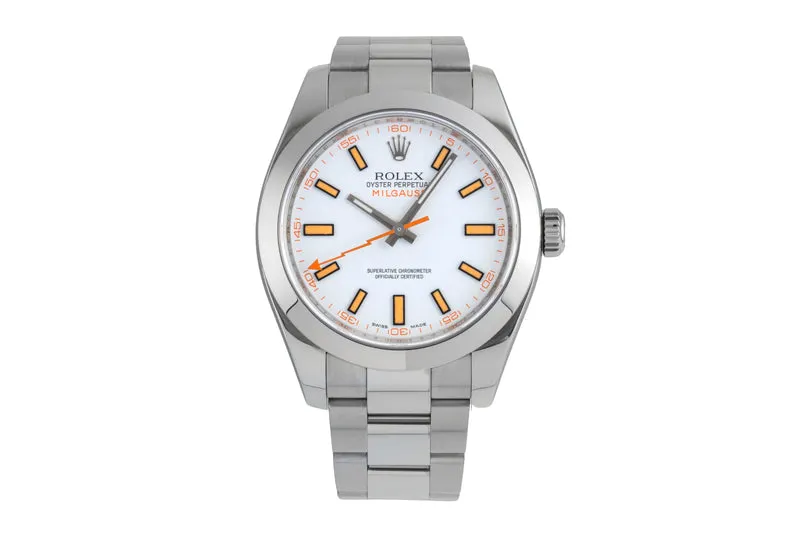 Rolex Milgauss steel automatic men's watch 116400 [2507085]