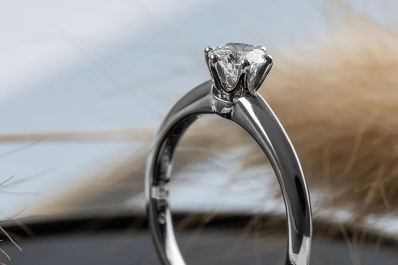 Tiffany & Co. Ring 950 Platinum Brilliant Cut Diamond Ring 0.30ct Women’s Ring Size 46.5 VS1[KL25443]