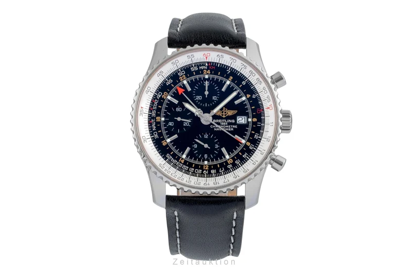 Breitling Navitimer World chronograph steel automatic men's watch A24322-101 [2506790]