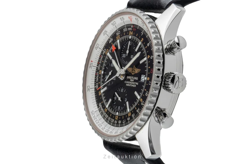 Breitling Navitimer World chronograph steel automatic men's watch A24322-101 [2506790]