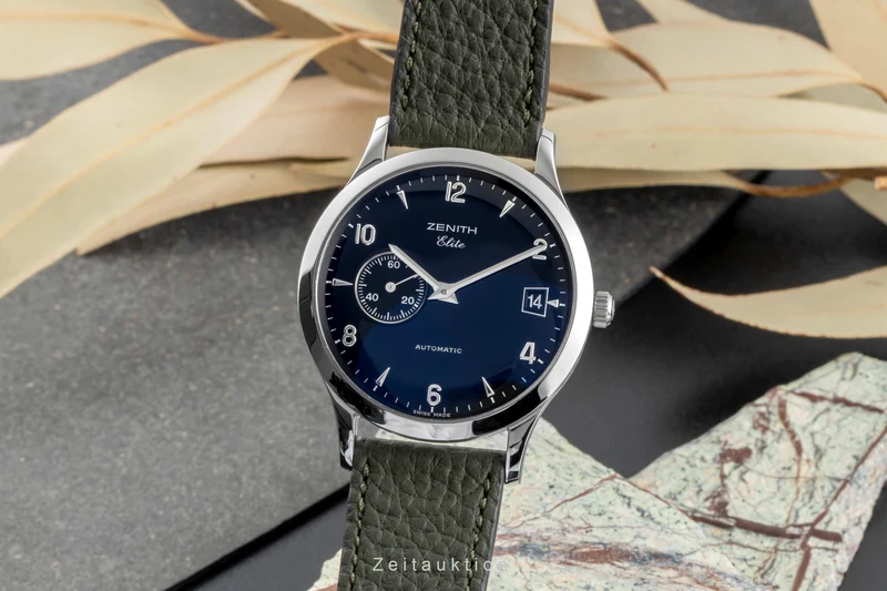 Zenith Elite steel automatic men's watch 01 0125 680 LP: 6500EUR [2506862]