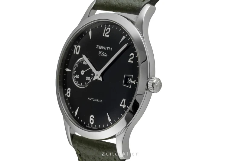 Zenith Elite steel automatic men's watch 01 0125 680 LP: 6500EUR [2506862]
