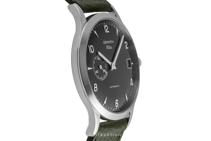 Zenith Elite steel automatic men's watch 01 0125 680 LP: 6500EUR [2506862]