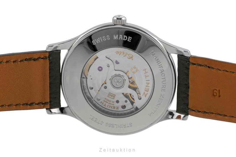 Zenith Elite steel automatic men's watch 01 0125 680 LP: 6500EUR [2506862]