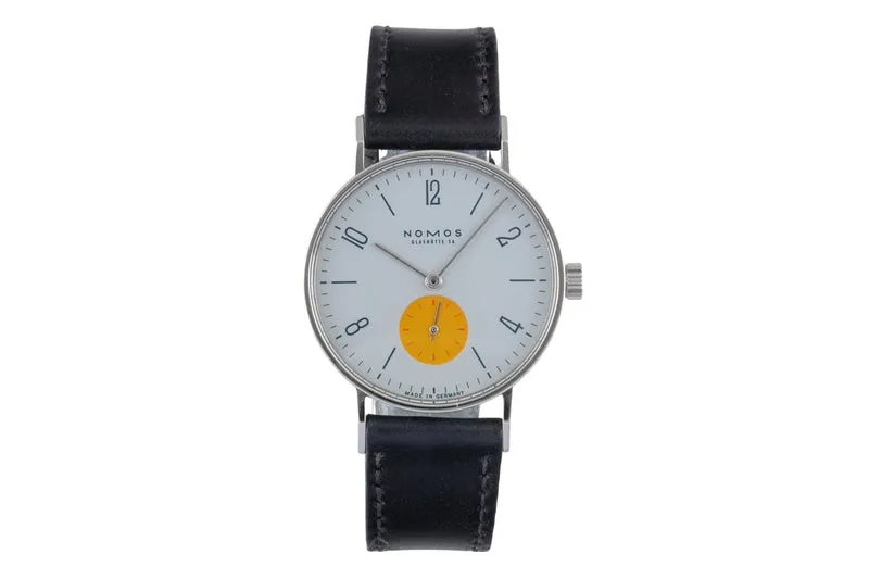 Nomos Tangente steel manual winding men's watch Super 30 "Sonnengrau" [2504426]