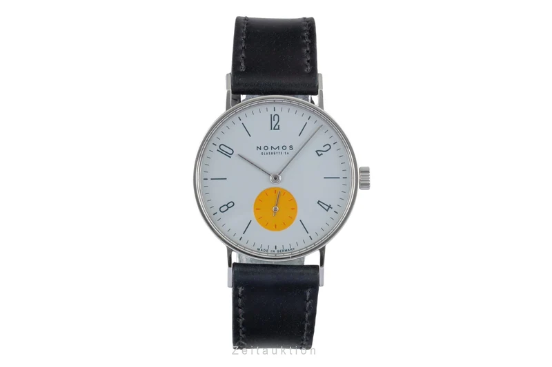 Nomos Tangente steel manual winding men's watch Super 30 "Sonnengrau" [2504426]