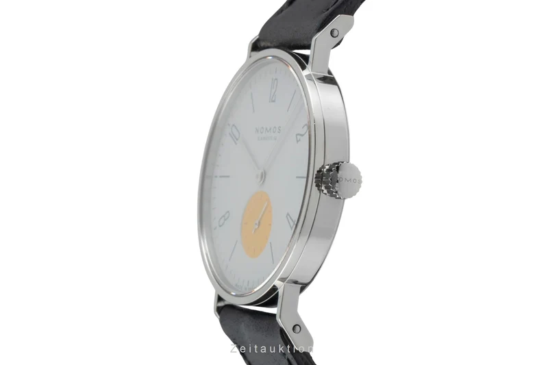 Nomos Tangente steel manual winding men's watch Super 30 "Sonnengrau" [2504426]