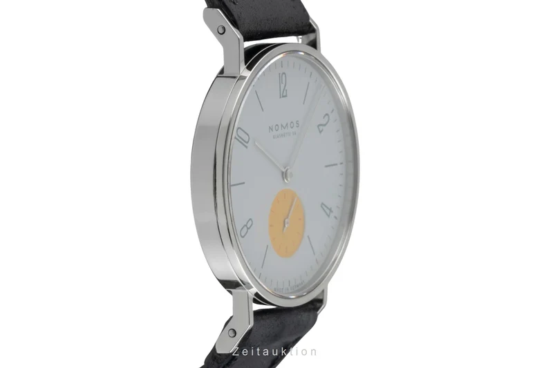 Nomos Tangente steel manual winding men's watch Super 30 "Sonnengrau" [2504426]