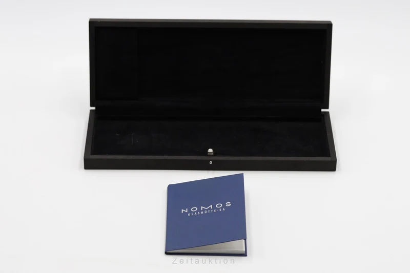 Nomos Tangente steel manual winding men's watch Super 30 "Sonnengrau" [2504426]