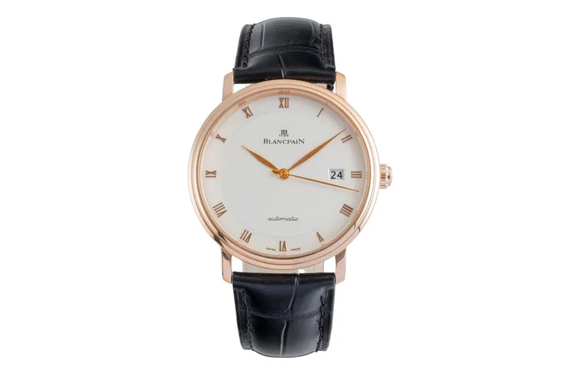 Blancpain Villeret 18 ct gold automatic men's watch 6223-3642-55A LP: 21250EUR [2506890]
