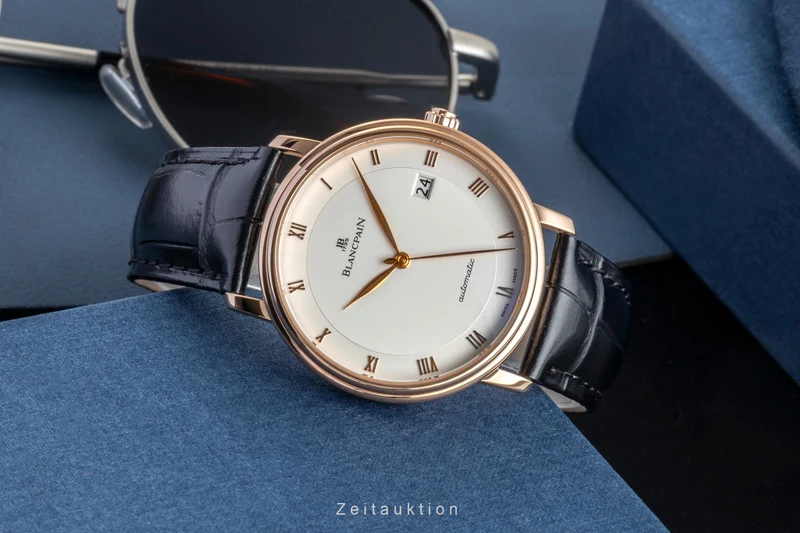 Blancpain Villeret 18 ct gold automatic men's watch 6223-3642-55A LP: 21250EUR [2506890]