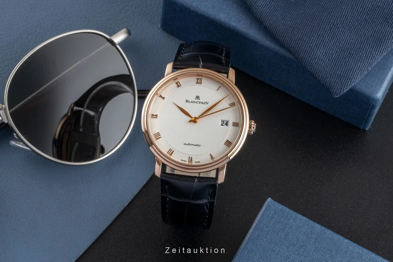 Blancpain Villeret 18 ct gold automatic men's watch 6223-3642-55A LP: 21250EUR [2506890]