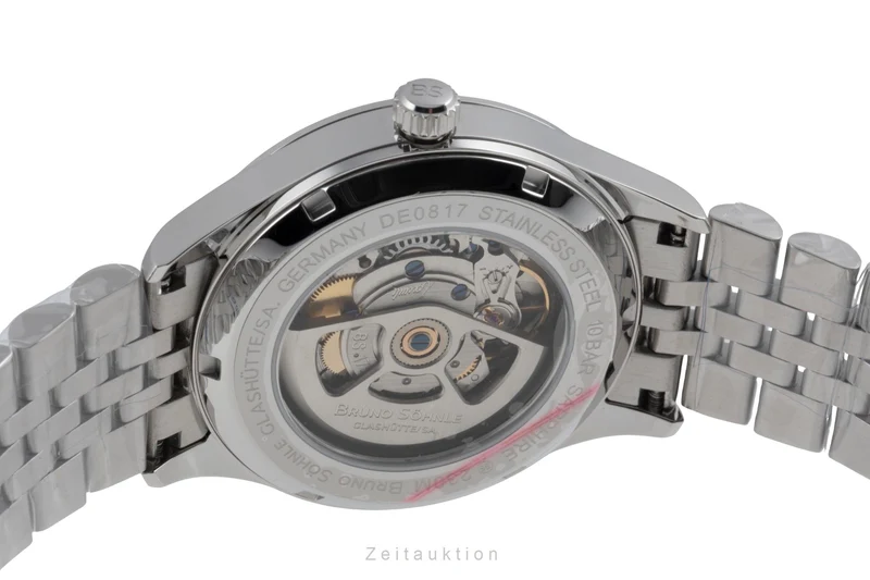 Bruno Söhnle Glashütte Turin steel automatic men's watch 17-12230-440 [2507396]