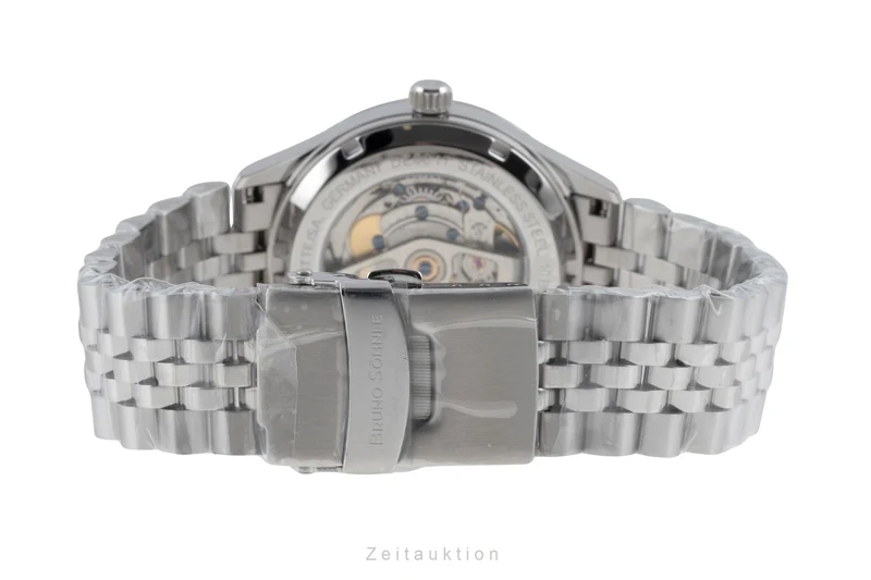 Bruno Söhnle Glashütte Turin steel automatic men's watch 17-12230-440 [2507396]