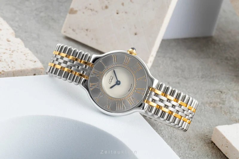 Cartier Ligne 21 gilt / steel quartz women's watch W10051F4 [2506989]