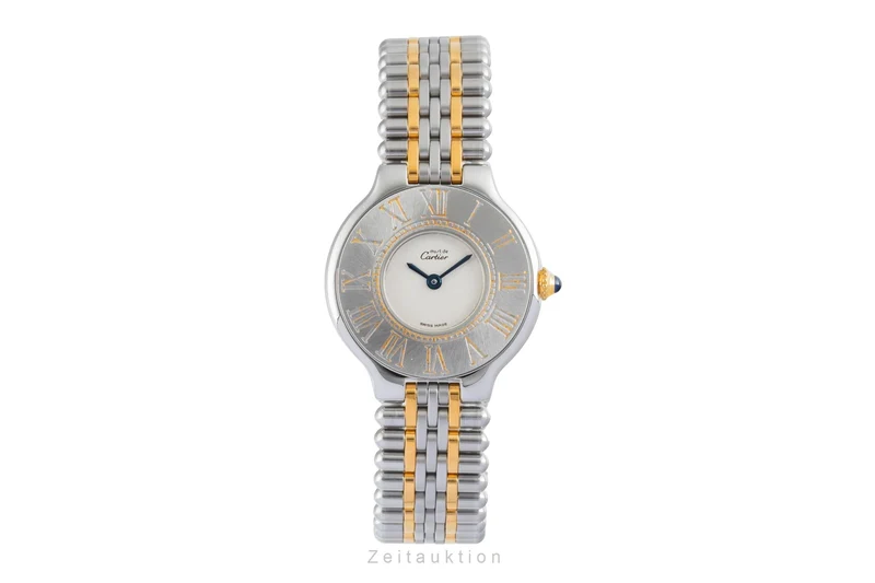 Cartier Ligne 21 gilt / steel quartz women's watch W10051F4 [2506989]