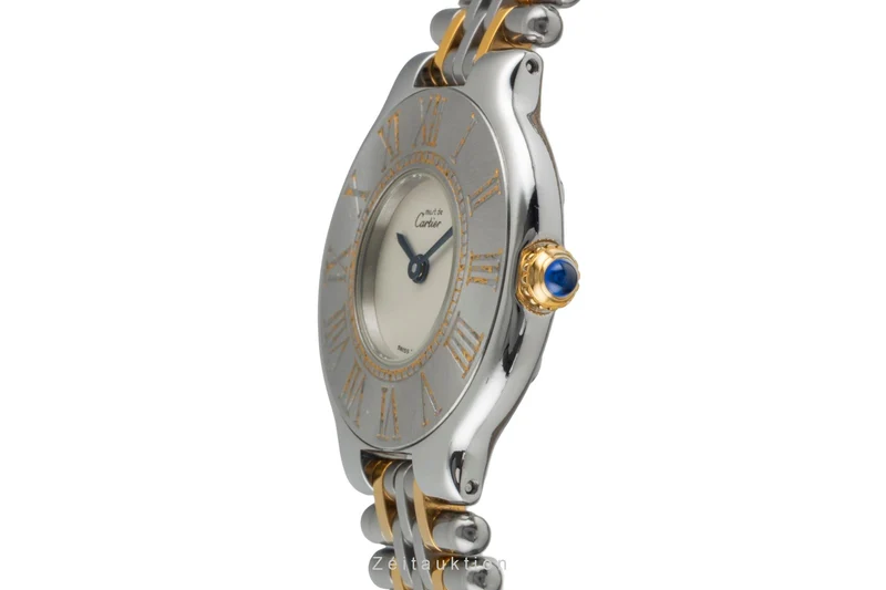 Cartier Ligne 21 gilt / steel quartz women's watch W10051F4 [2506989]