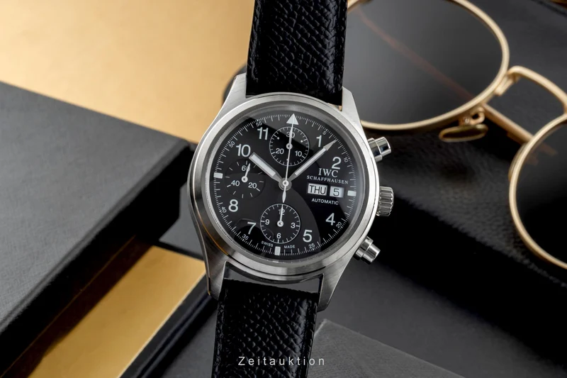 IWC Fliegerchronograph chronograph steel automatic men's watch IW370603 LP: 7700EUR [2505422]