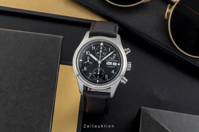 IWC Fliegerchronograph chronograph steel automatic men's watch IW370603 LP: 7700EUR [2505422]