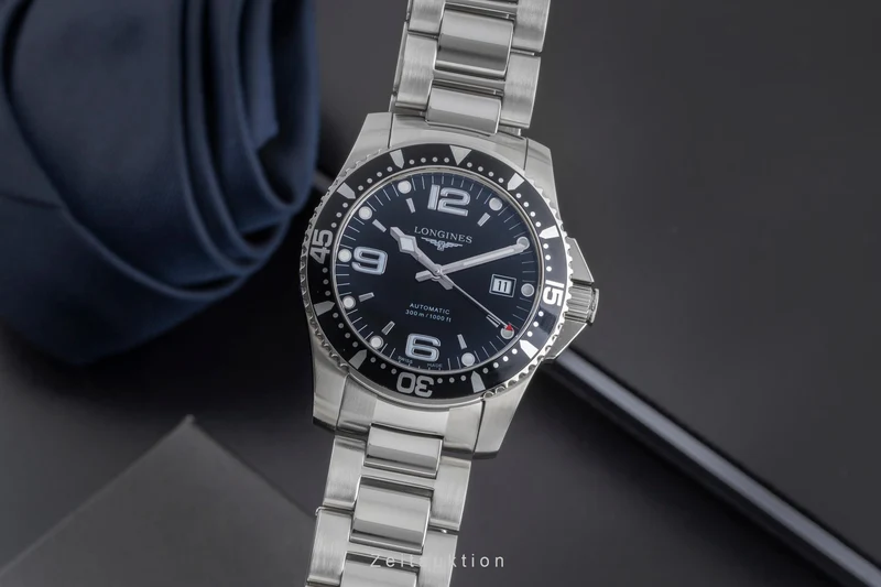 Longines Hydro Conquest steel automatic men's watch L3.642.4.56.6 [2506160]