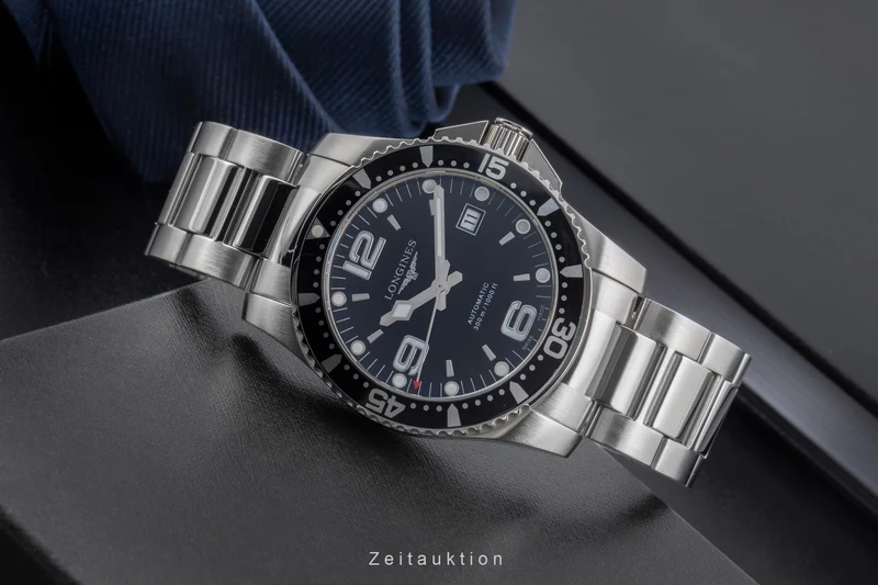 Longines Hydro Conquest steel automatic men's watch L3.642.4.56.6 [2506160]