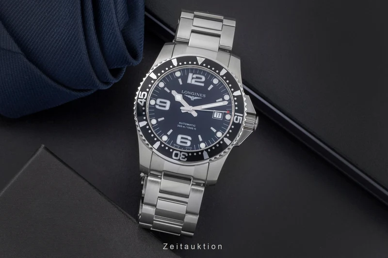 Longines Hydro Conquest steel automatic men's watch L3.642.4.56.6 [2506160]