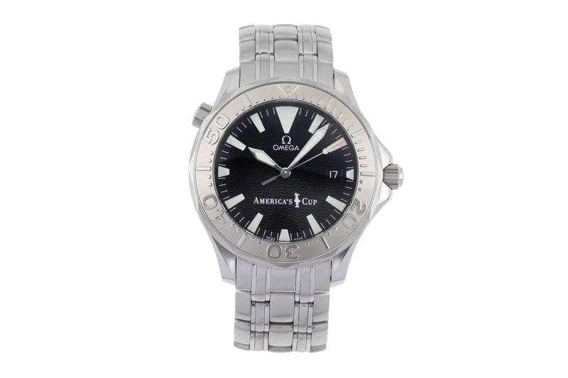 Omega Seamaster steel / white gold automatic men's watch 2533.50.00 Limited [2506213]