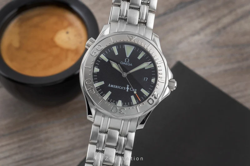 Omega Seamaster steel / white gold automatic men's watch 2533.50.00 Limited [2506213]