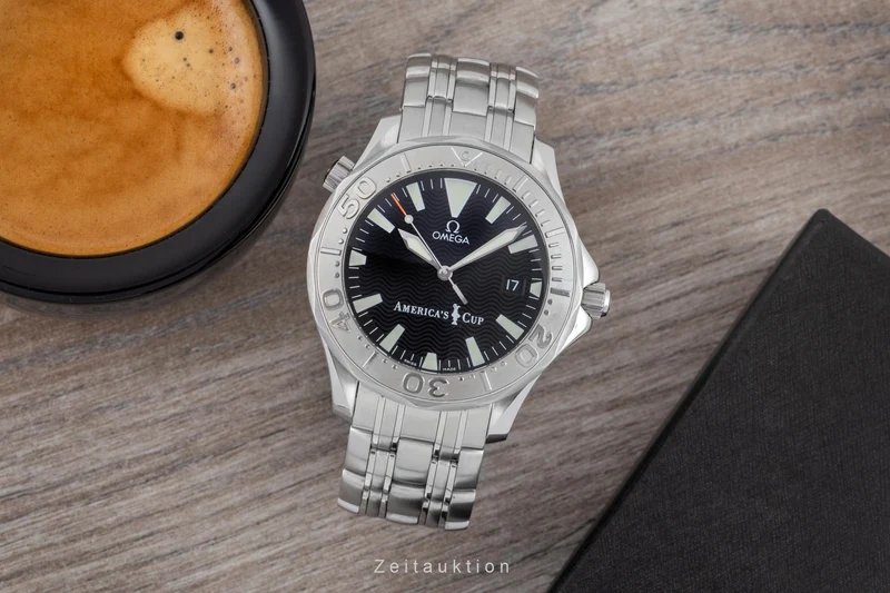 Omega Seamaster steel / white gold automatic men's watch 2533.50.00 Limited [2506213]
