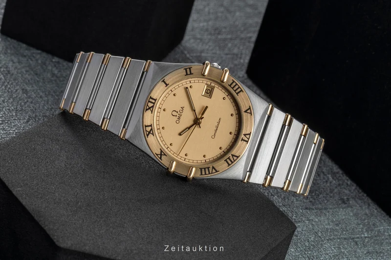 Omega Constellation steel / gold quartz men's watch 1310.10.00 [2505776]