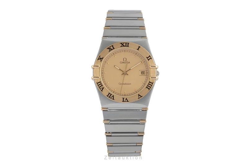 Omega Constellation steel / gold quartz men's watch 1310.10.00 [2505776]